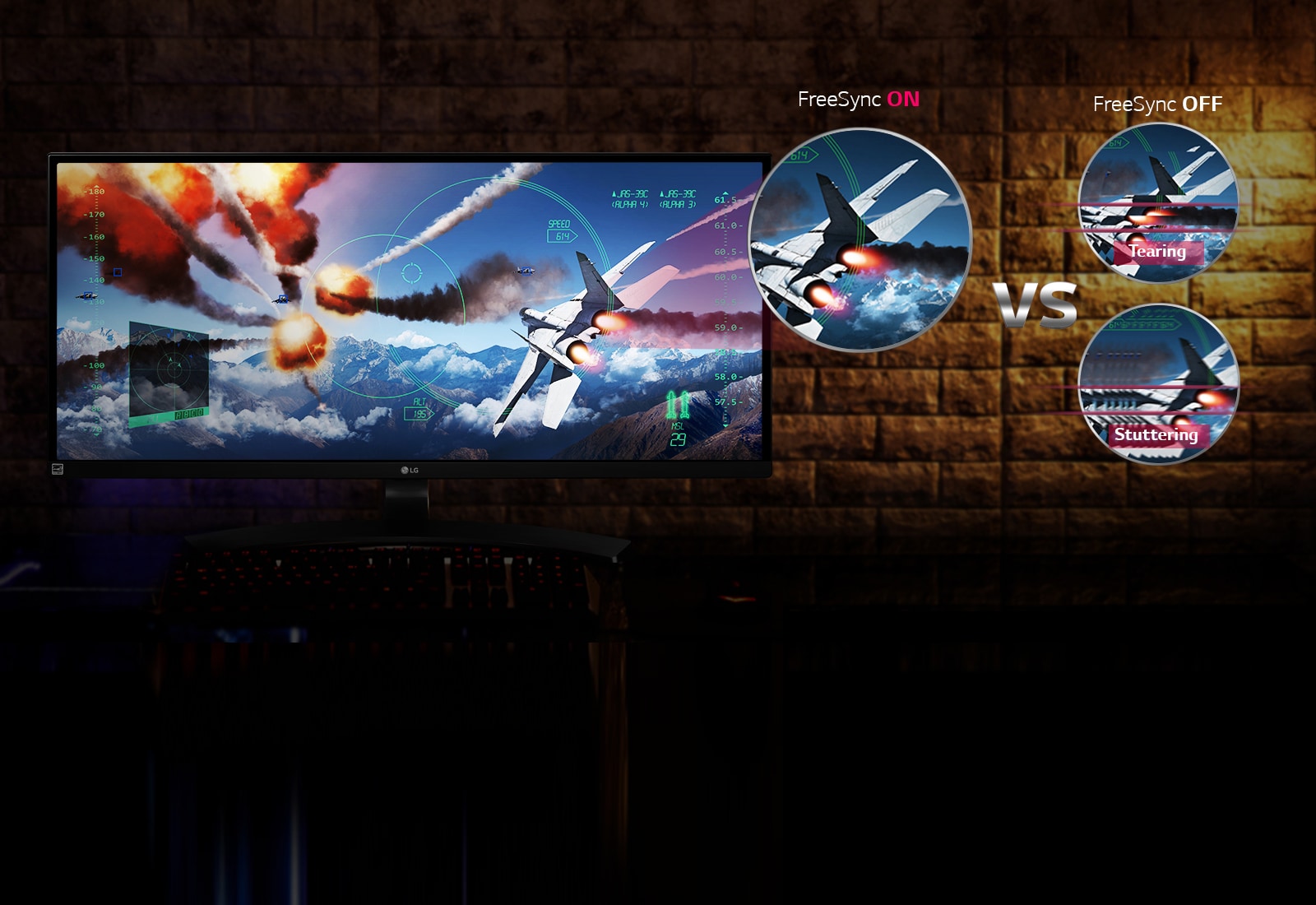 UltraWide™ FOV Meets FreeSync1