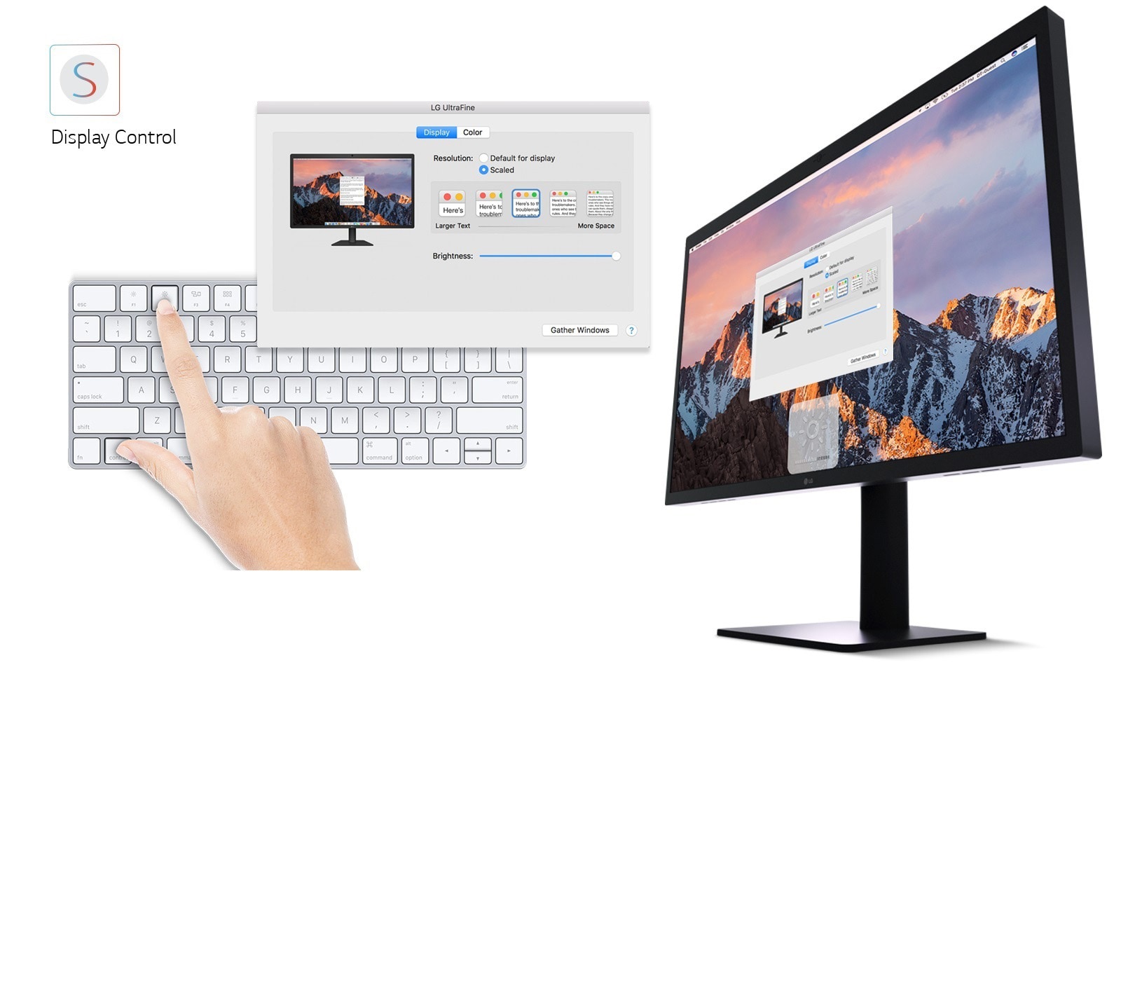 Commande de l'affichage sans soudure avec macOS 1