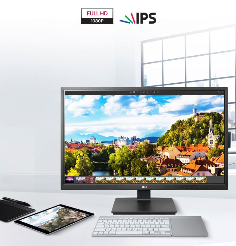 Affichage en Full HD avec la dalle IPS<br>2