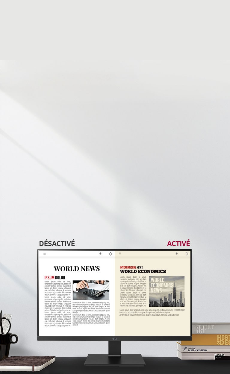 Moins de bleu pour plus de confort visuel2