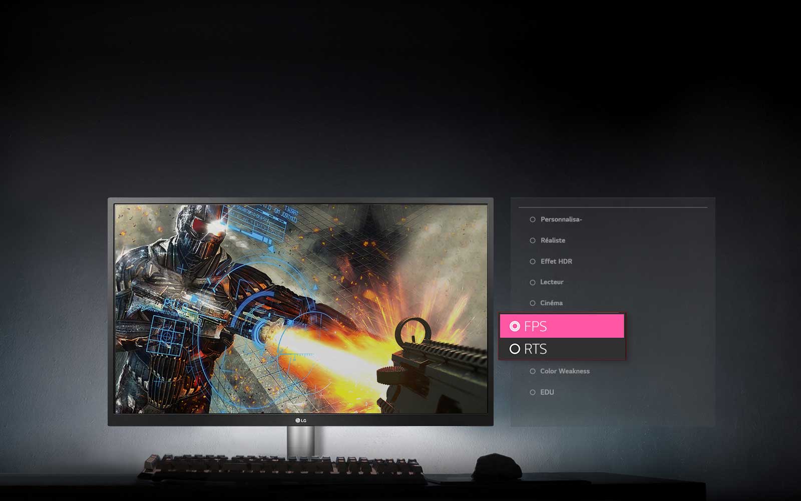 Modes personnalisés pour tous les jeux<br>1