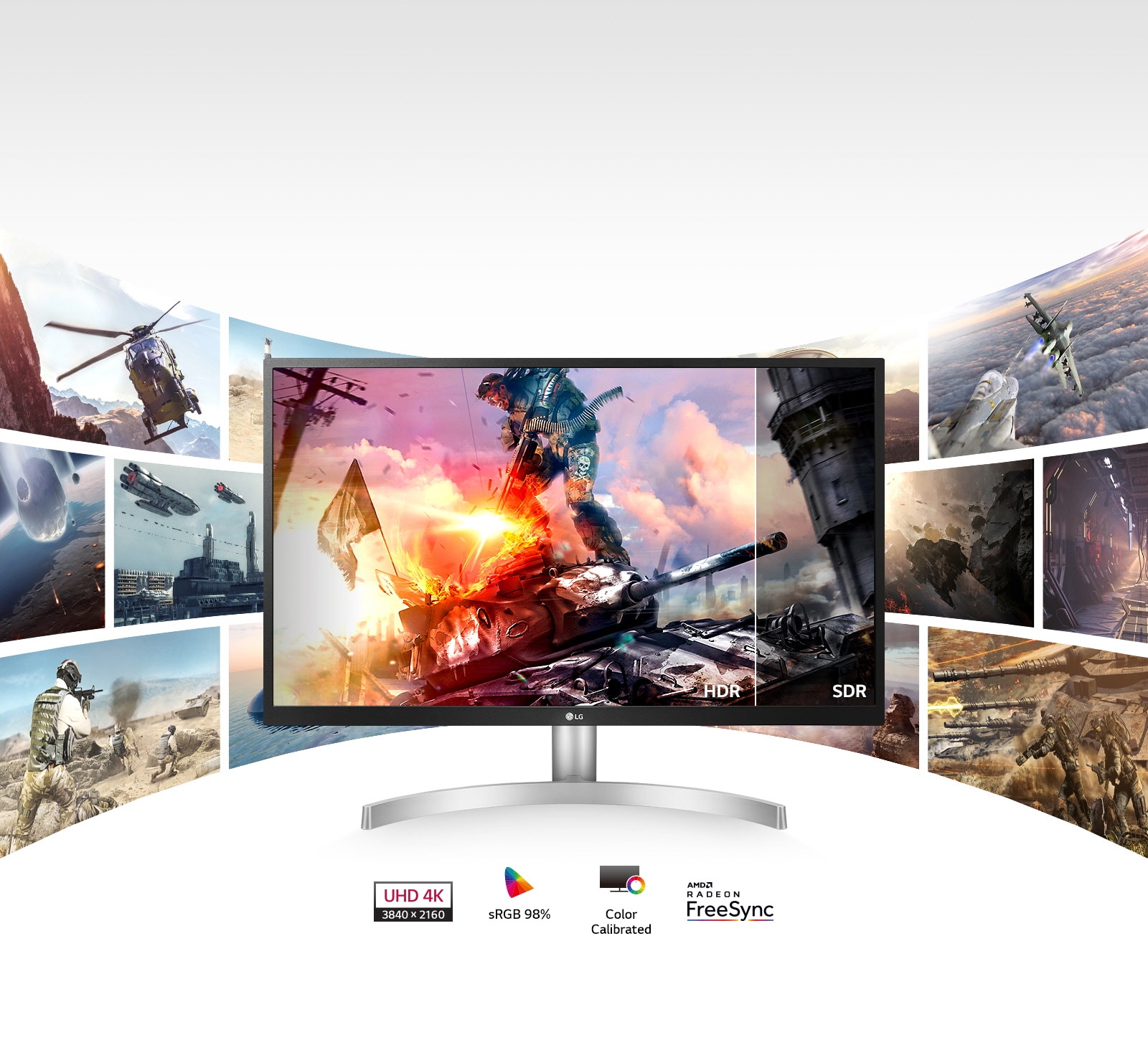 Découvrez le moniteur UHD 4K HDR<br>1