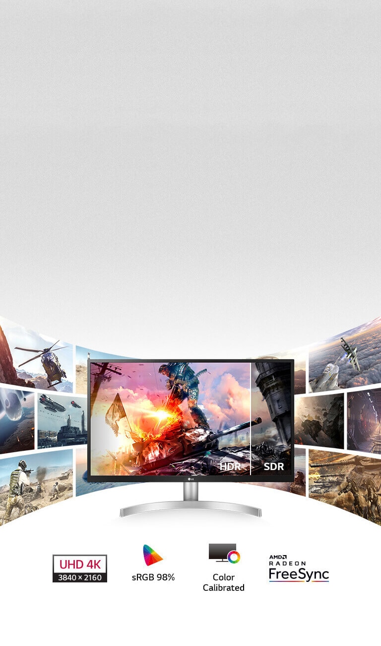 Découvrez le moniteur UHD 4K HDR<br>2