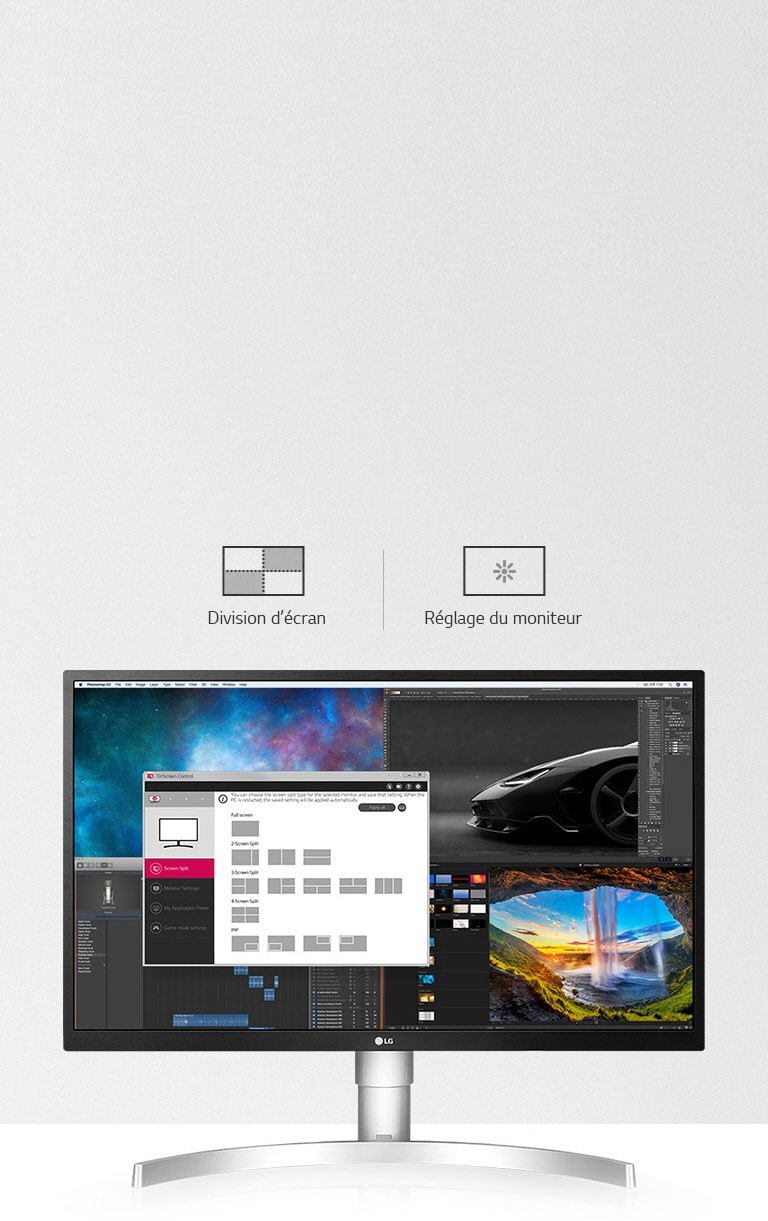 Interface utilisateur simplifiée