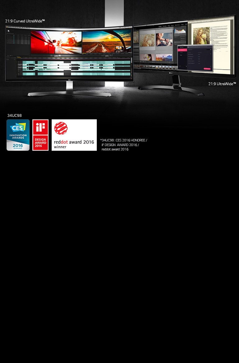 L'écran UltraWide™ 21/9 assure