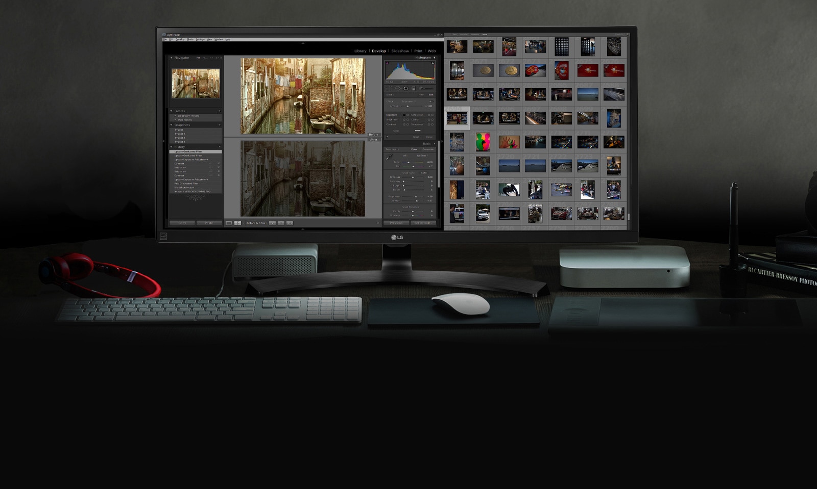 Écran QHD UltraWide™ sur dalle IPS de 21:9