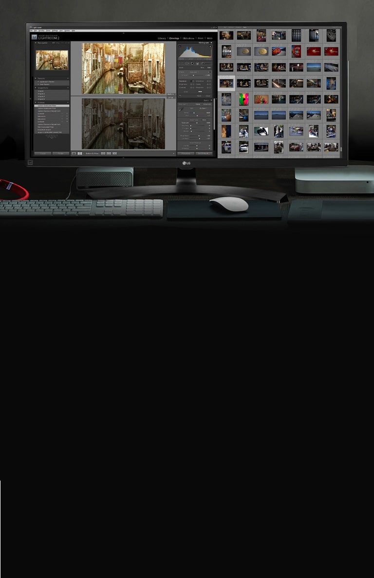 Écran QHD UltraWide™ sur dalle IPS de 21:9