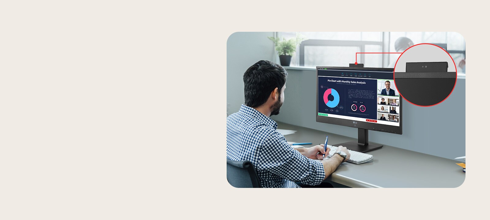 Webcam Full HD push-pull.