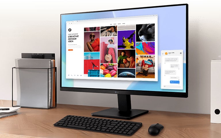 Écran IPS 27 po Full HD.