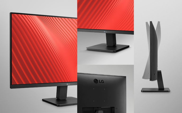 Cet écran présente un cadran fin sur trois côtés et le moniteur dispose d’une inclinaison ajustable.