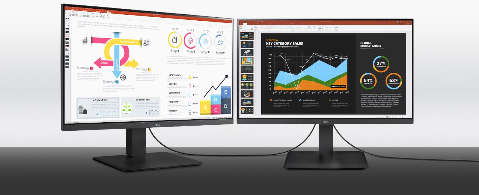 l’écran IPS Full HD fournit une visualisation à grand angle