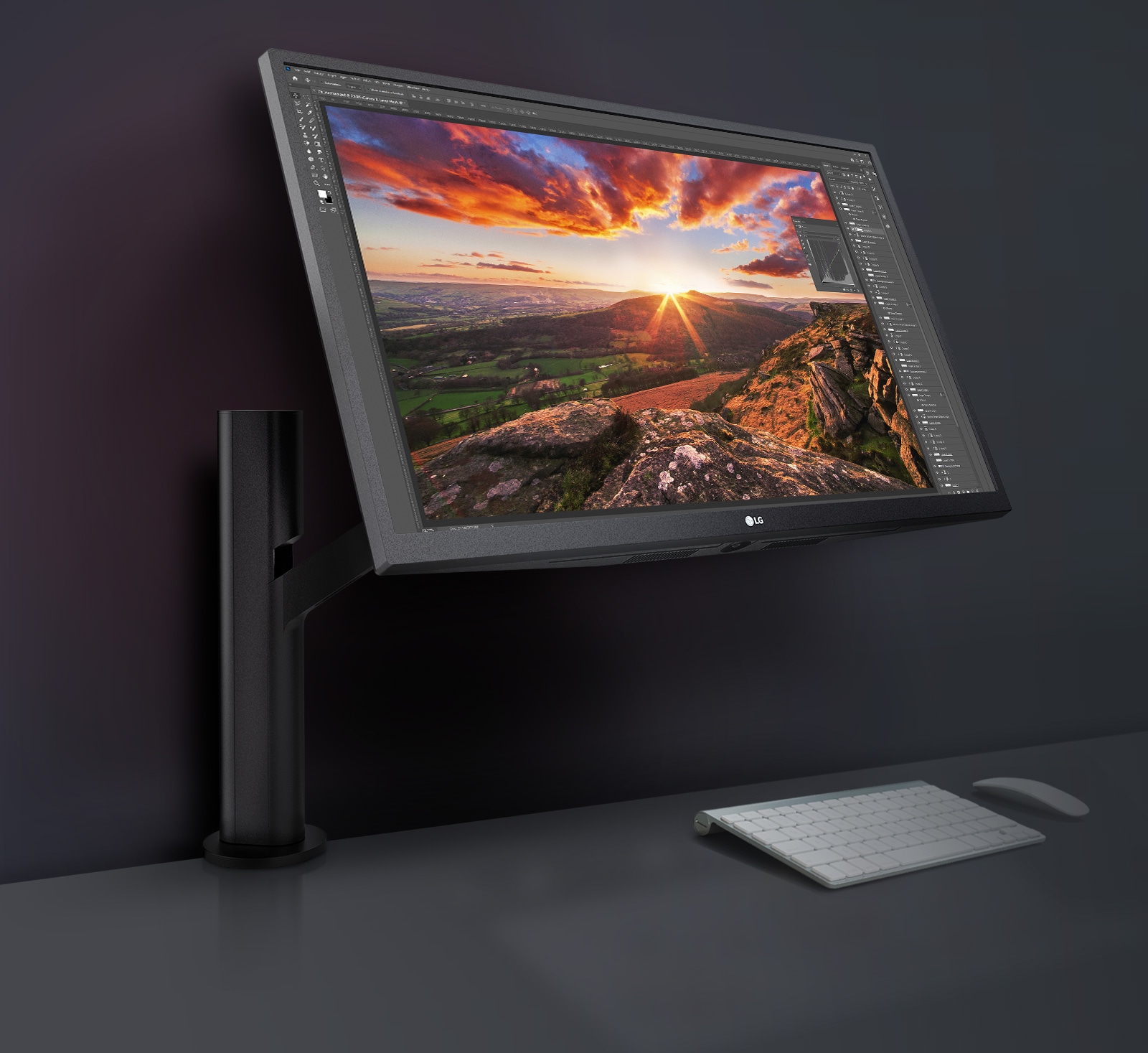 Écran LG UHD Ergo&nbsp;: Conçu pour vous