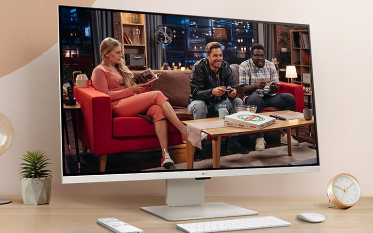 Faites votre travail et jouez plus intelligemment grâce au LG MyView Smart Monitor.