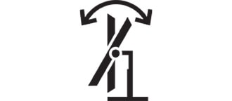 Icône d’inclinaison ajustable.