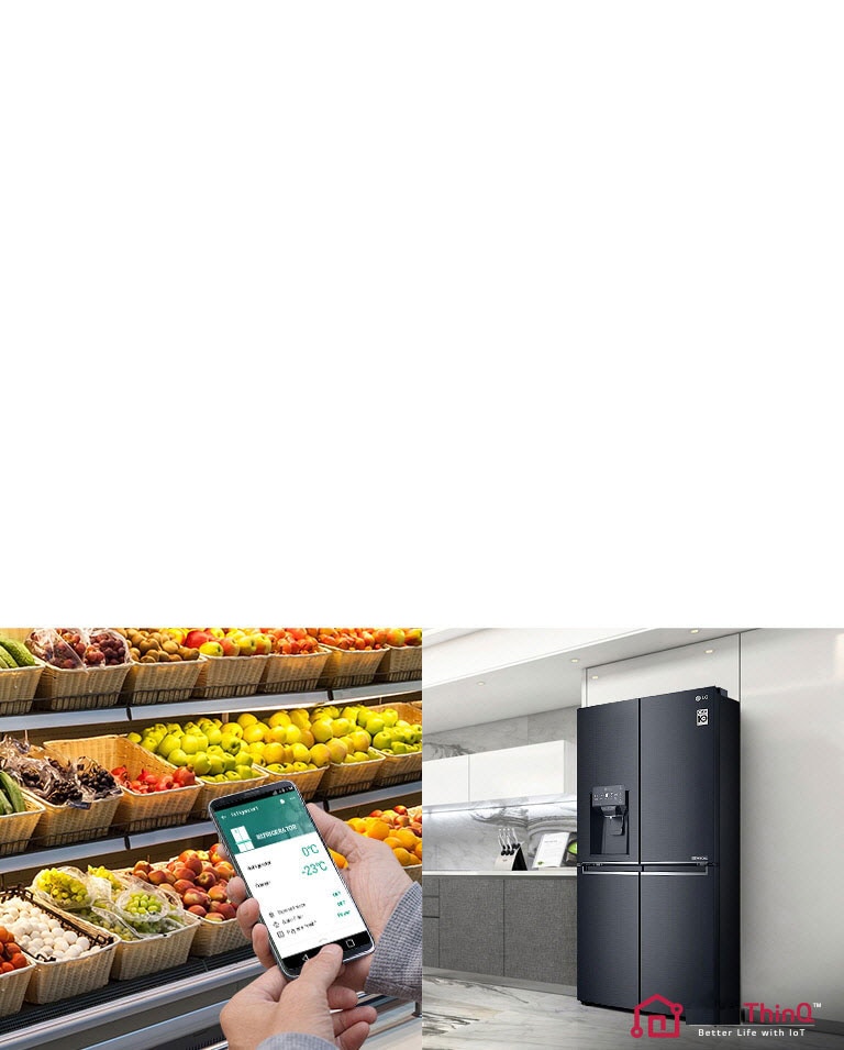 Contrôle du réfrigérateur à distance