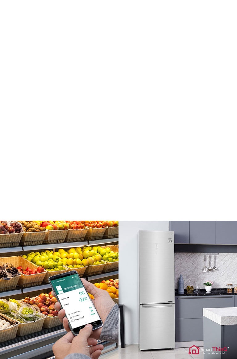 Ajustez vos paramètres de réfrigérateur à distance