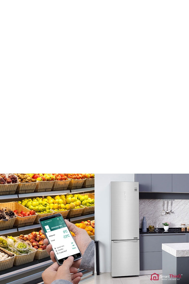 Ajustez vos paramètres de réfrigérateur à distance