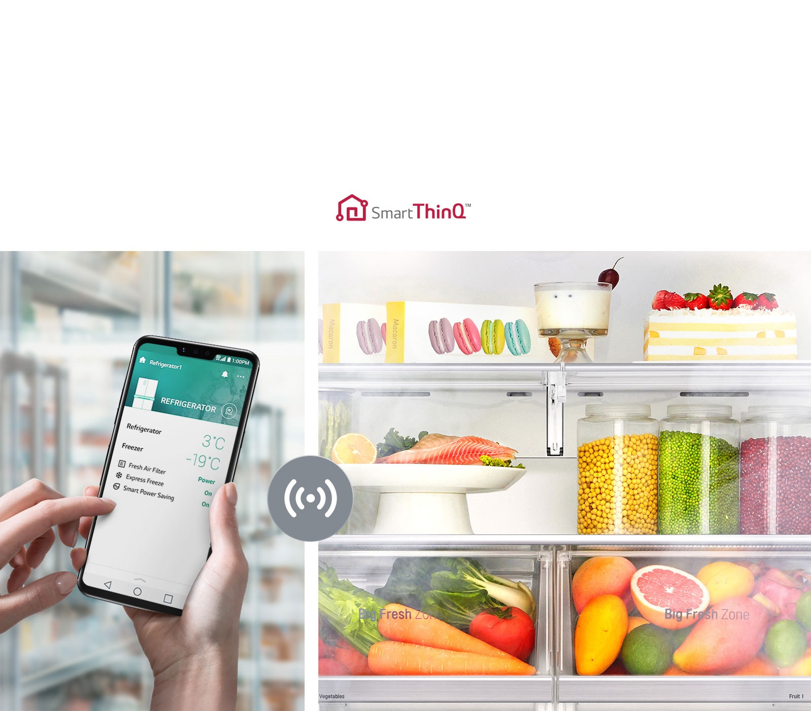 Contrôlez votre réfrigérateur où que vous soyez1