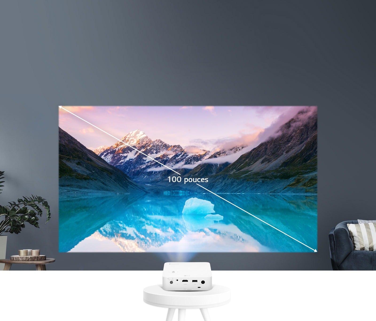 Vivez une expérience visuelle exceptionnelle sur un écran large1