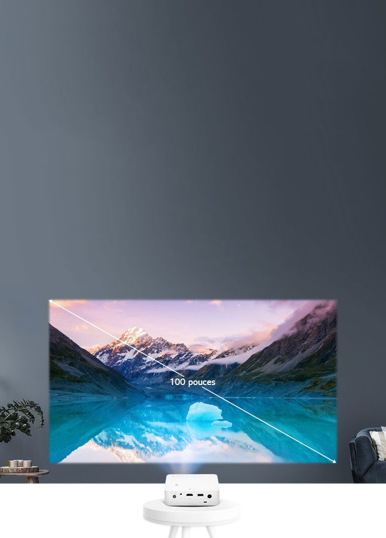 Vivez une expérience visuelle exceptionnelle sur un écran large2