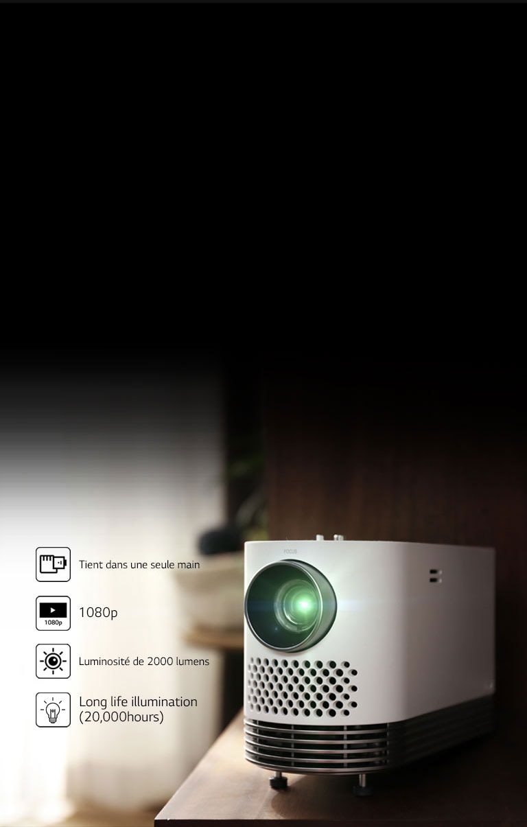 Un projecteur portable de qualité supérieure2