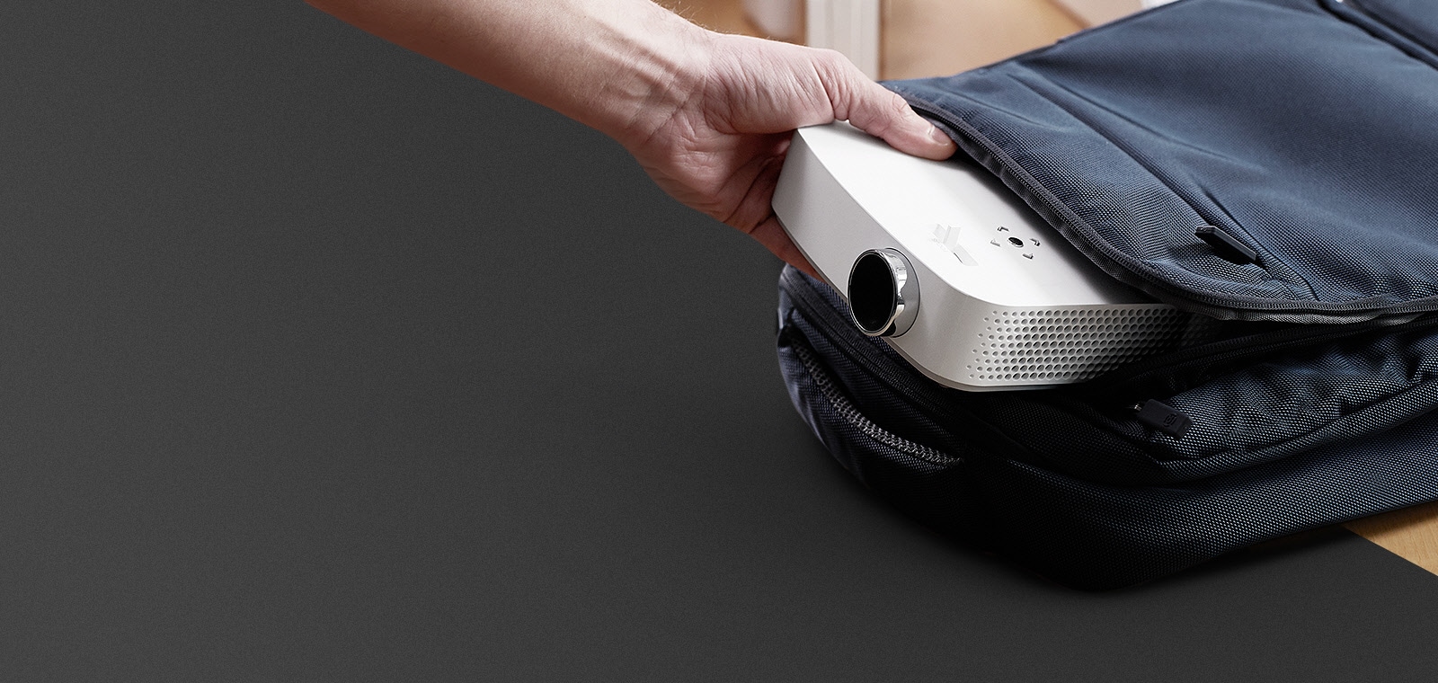 Compact et léger<br>1