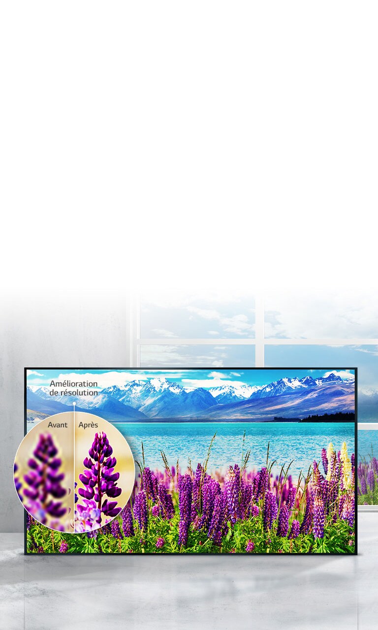 Une résolution améliorée en qualité 4K<br>2