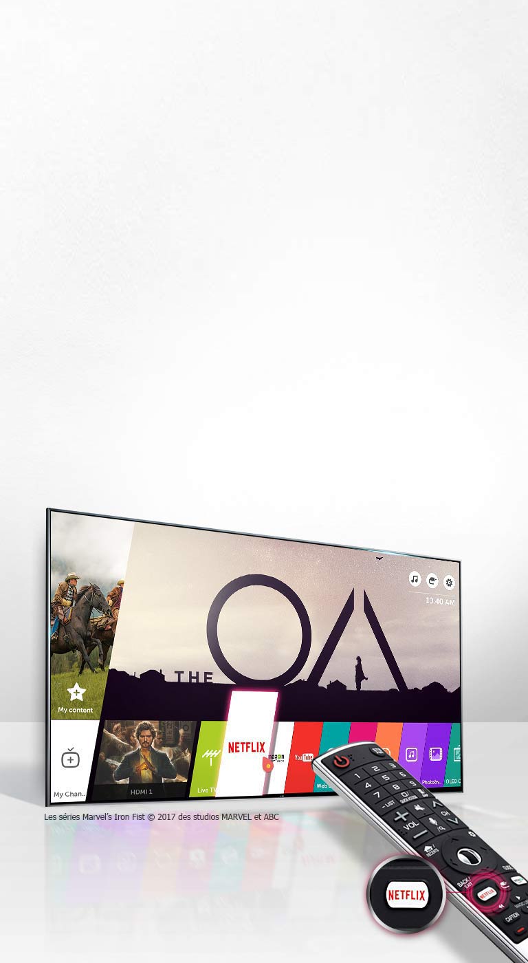 Accès facile et rapide au contenu Netflix 4K HDR.2