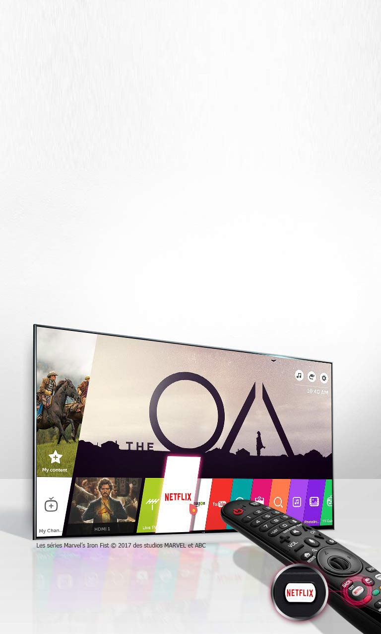 Accès facile et rapide au contenu Netflix 4K HDR.2