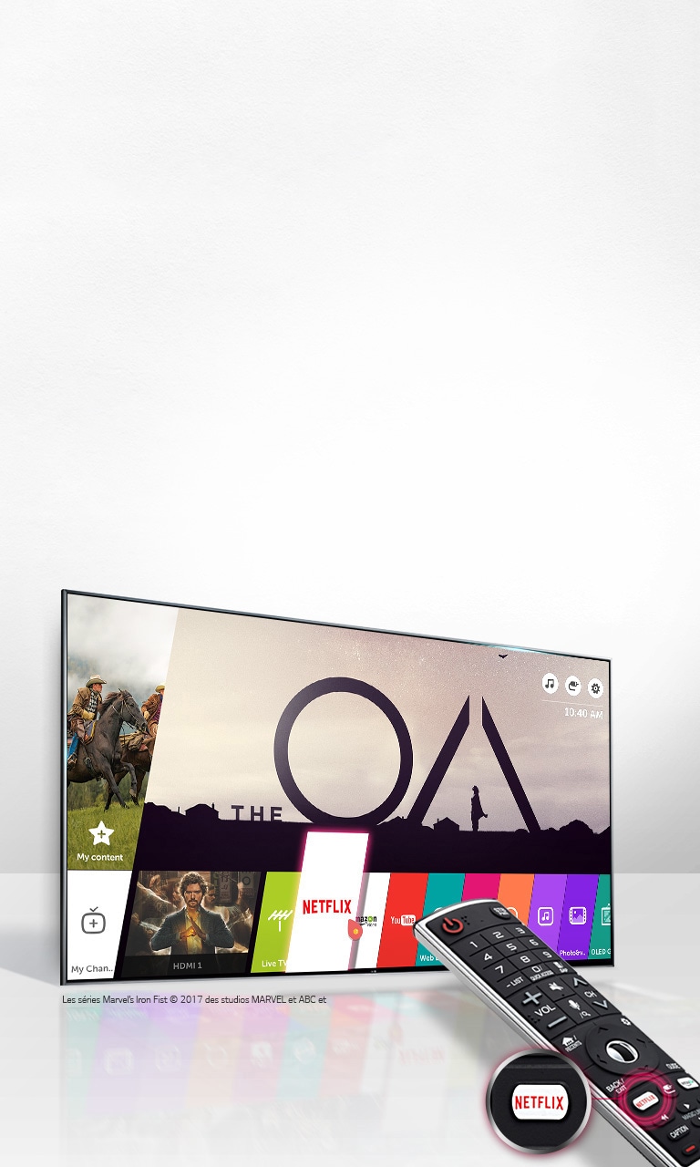 Accès rapide et facile aux contenus Netflix 4K HDR2