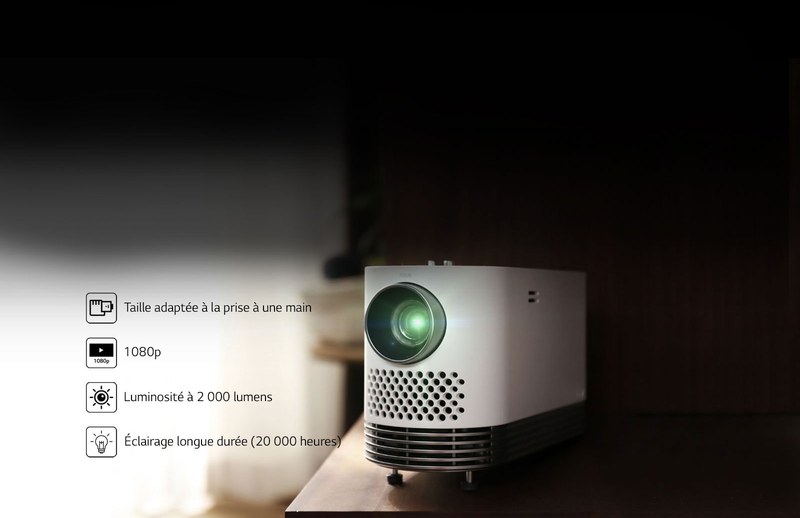 Projecteur portable de qualité supérieure1