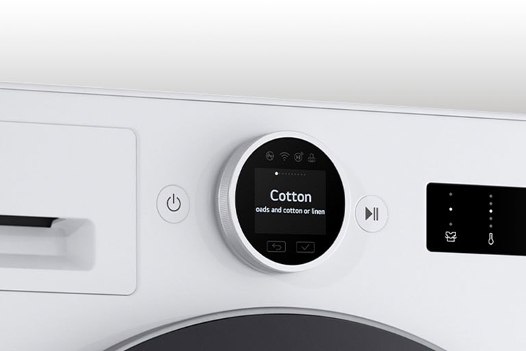 La machine à laver est affichée en détail.