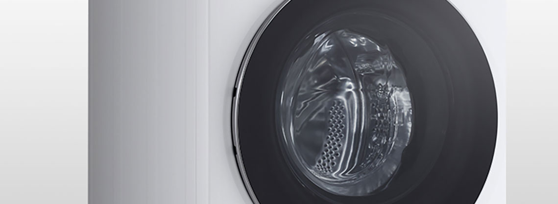 Le design de la machine à laver est affiché.