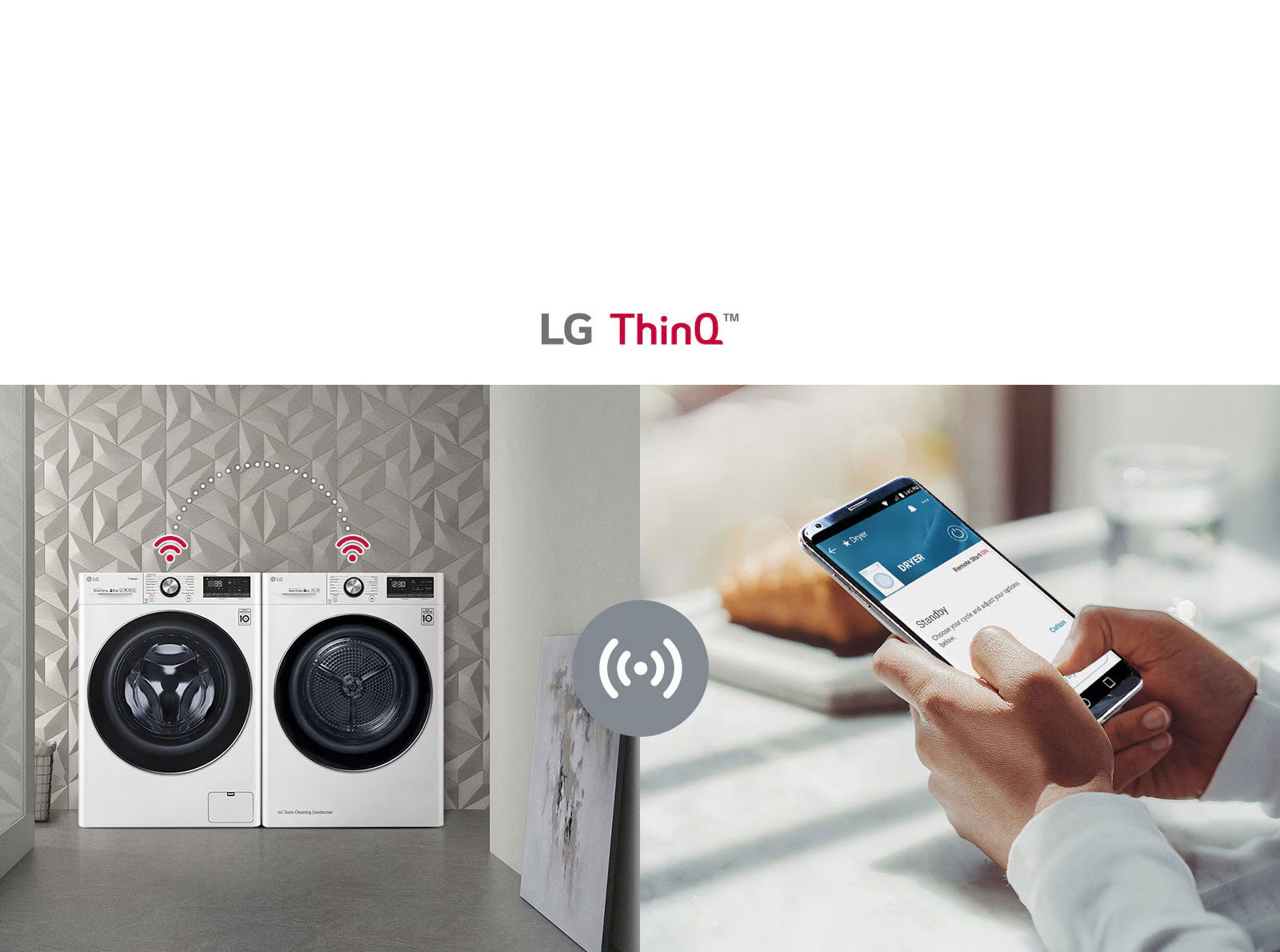 Parfaitement synchronisé avec ThinQ™