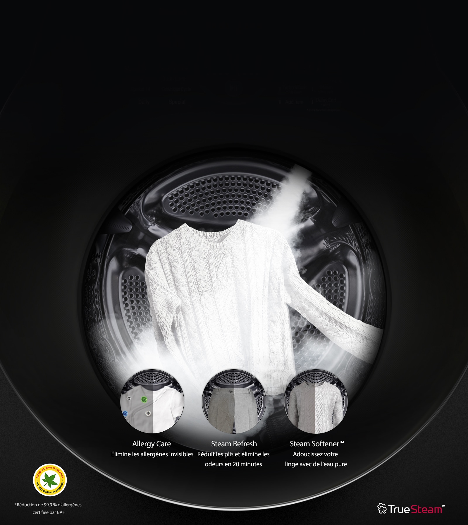 99,9% des allergènes réduits3