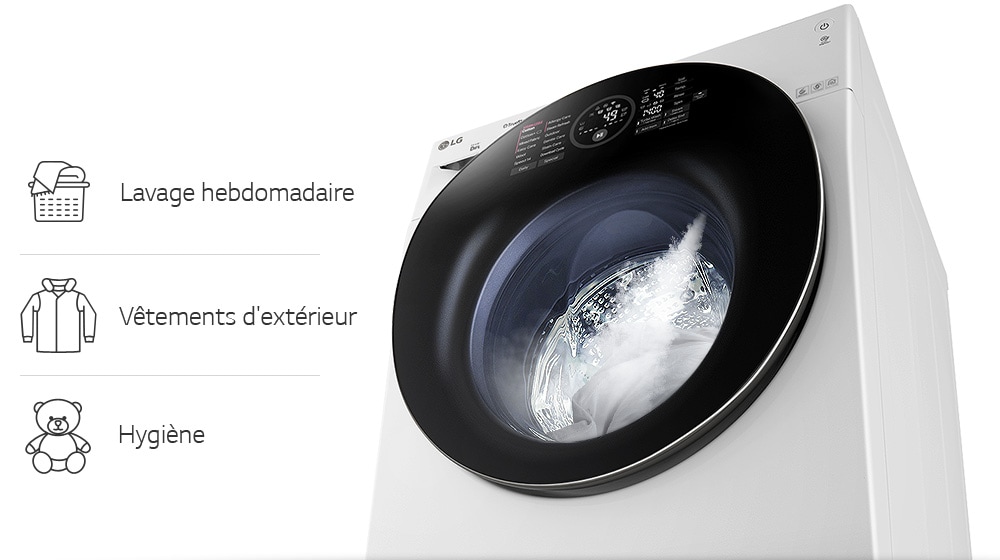 Grandes charges avec TrueSteam™<br>1