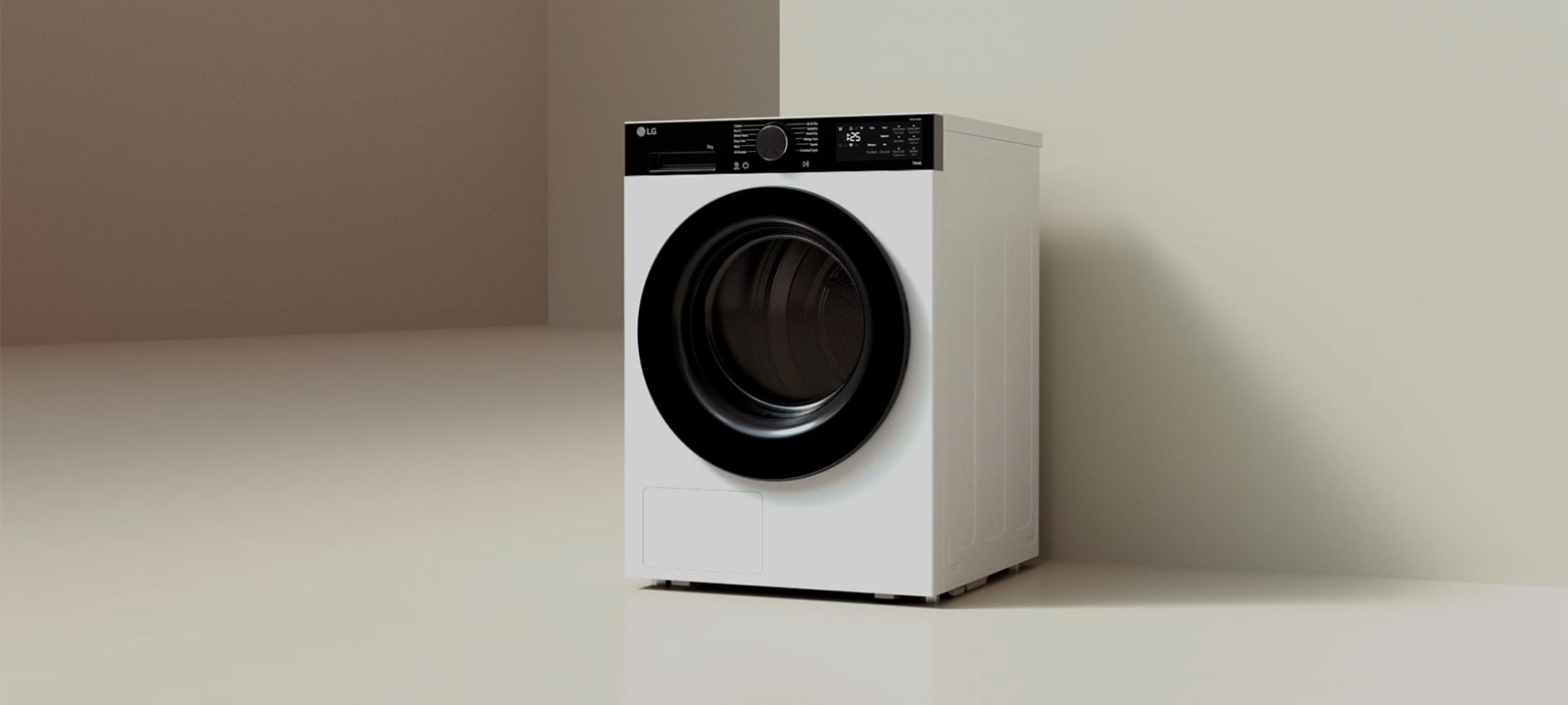 Une vidéo expliquant la fonctionnalité du condenseur à nettoyage automatique du sèche-linge LG