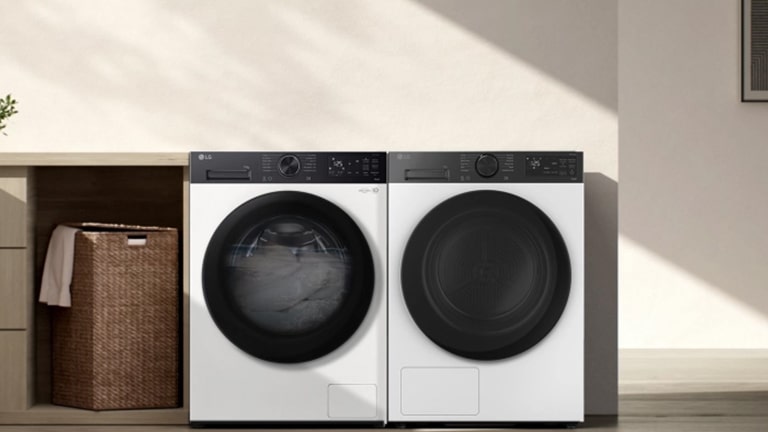Une vidéo expliquant la fonctionnalité Smart Pairing du sèche-linge LG