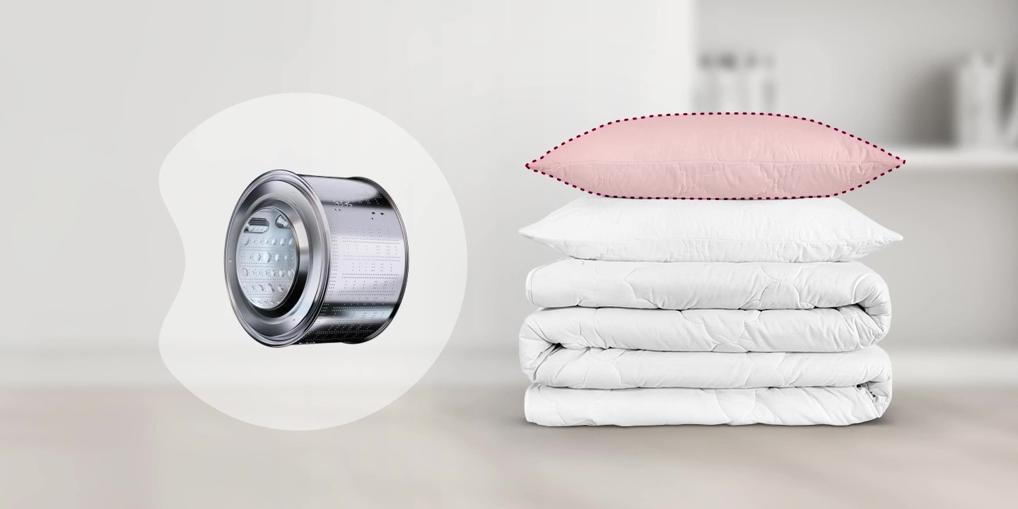 Vidéo montrant comment ajouter plus de linge à mesure que le tambour à l’intérieur du lave-linge grossit