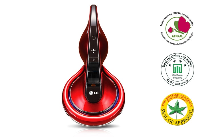 LG Aspirateur anti-acariens | Station Stérilisation UV | Double filtre HEPA | Design ergonomique | Certifications AFPRAL, BAF et SLG, VH9200DSW