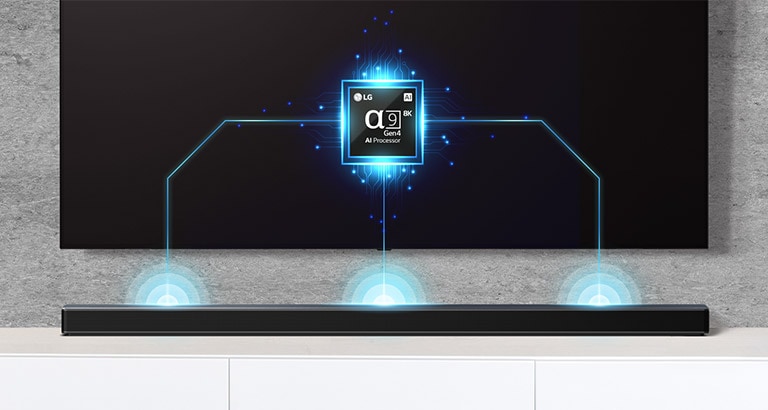 Mode partage du son du téléviseur