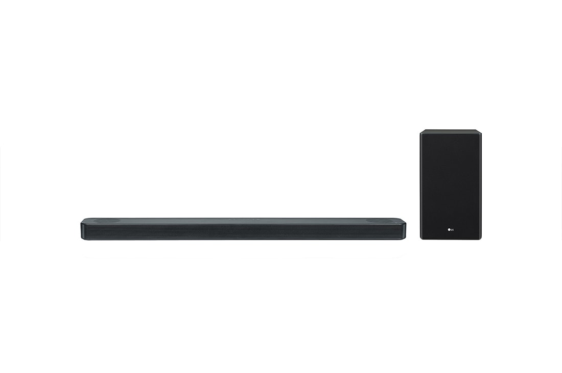 LG SL8YG Dolby Atmos™ Soundbar | Meridian Technology | 3.1.2ch 440W | Wireless Subwoofer | Match parfait avec TV >49'' | Google Assistant et Chromecast intégré , SL8YG