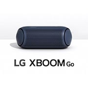 LG XBOOM Go PL7, Vue de face du LG XBOOM Go avec un éclairage violet., PL7, thumbnail 1