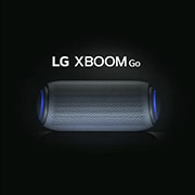 LG XBOOM Go PL7, Vue de face du LG XBOOM Go avec un éclairage violet., PL7, thumbnail 3