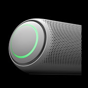 LG XBOOMGo PL7W, Vue diagonale avec le côté gauche du LG XBOOM Go incliné vers l’avant., PL7W, thumbnail 8