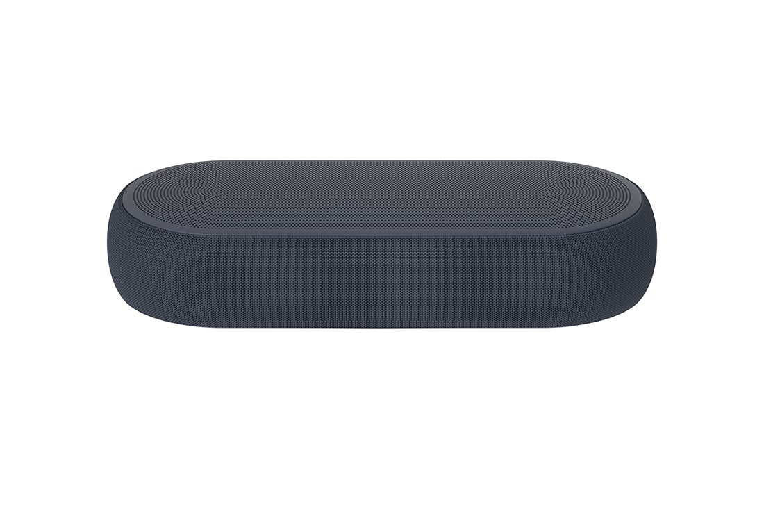 LG Barre de son LG QP5, Une vue de face d’une barre de son et d’un caisson de basses placés dans une salle à manger, DQP5, thumbnail 5