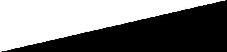 Ligne diagonale entre la zone blanche et la zone noire pour le design