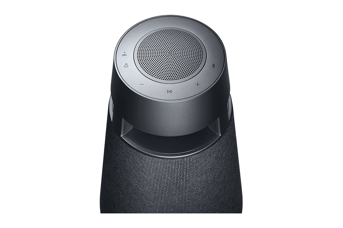 LG XBOOM360 XO3, Angle de gros plan supérieur, DXO3QBK, thumbnail 7