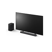 LG Barre de son DS70TY, Vue inclinée de la LG Soundbar S70TY et du caisson de basse, DS70TY, thumbnail 13