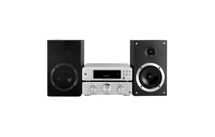 LG Micro DVD System with 100W power, iPhone/iPod compatibel, USB Direct Recording, Portable in and HDMI out., TB106